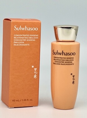 新版 雪花秀御时参养水乳60ml+75ml 人参水乳中小样 补水紧致 女