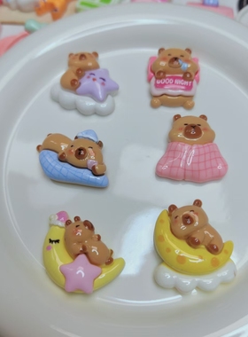 【连连看】晚安啦卡皮树脂diy摆件多彩微缩家居装饰摆件汽车摆件