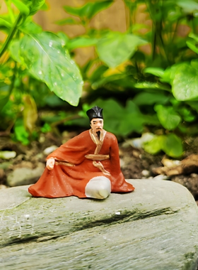 树脂新中式居室微景观装饰人物
