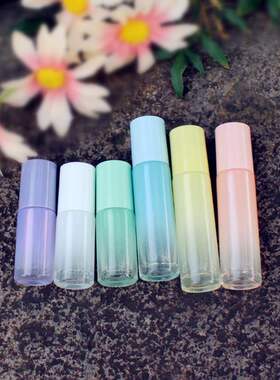 5ml 10ml珠光渐变走珠精油瓶果冻色玻璃滚珠香水空瓶纯露按摩分装