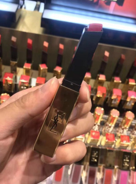 乐妆 革新小金条哑光雾面口红唇膏1966小黑条314 1977 1936粉细管