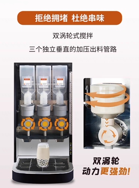商用豆浆机全自动早餐店速溶咖啡机多功能奶茶机一体机领航热饮机
