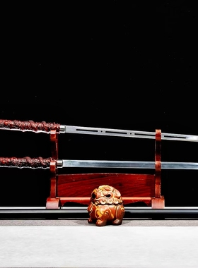 八荒伏魔棍麒麟龙棍棒刀剑武术太极健身冷兵器摆件影视道具未开刃