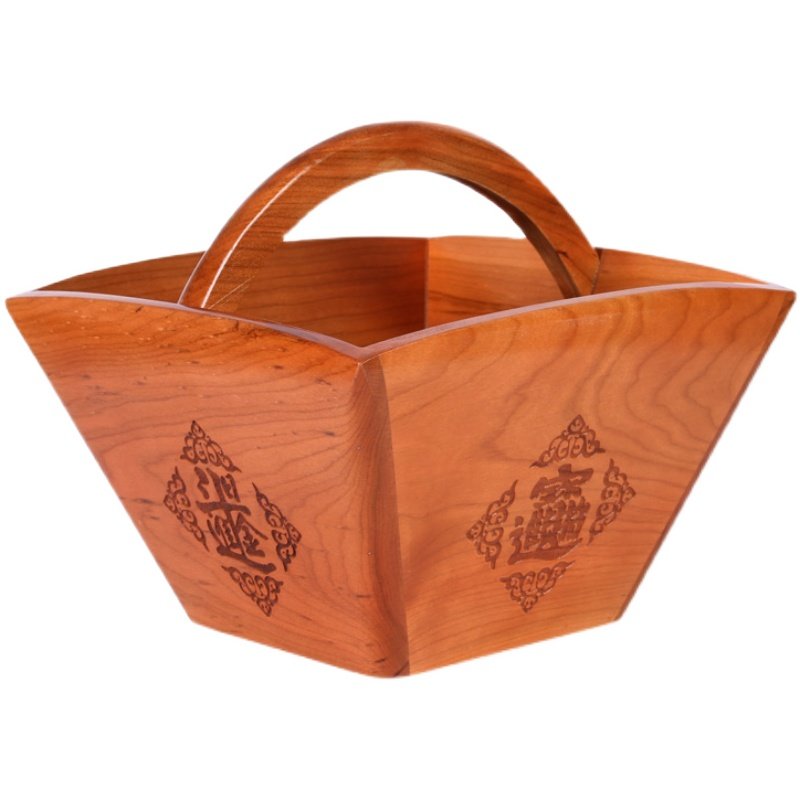 中式桃木斗摆件老式实木米斗升子斗客厅装饰品木雕工艺品开业礼品,淘宝优惠券,粉丝福利购,淘宝优惠卷