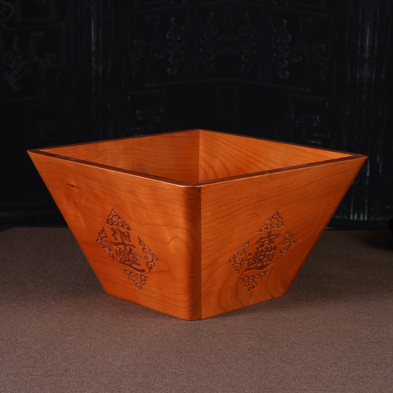 中式桃木斗摆件老式实木米斗升子斗客厅装饰品木雕工艺品开业礼品,淘宝优惠券,粉丝福利购,淘宝优惠卷