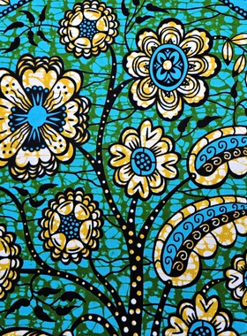 非洲蜡染布AfricanWaxFabric
