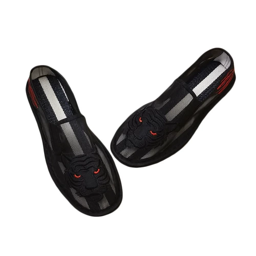 Летние сетчатые слипоны, туфли, дышащие дезодорированные сандалии, с вышивкой, мягкая подошва