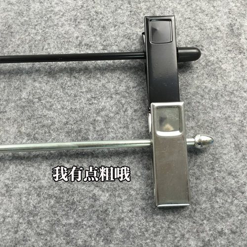 包邮加粗铁裤夹金属圆管裤架裤夹防滑强力裤子挂万能挂可伸缩夹子 - 图2