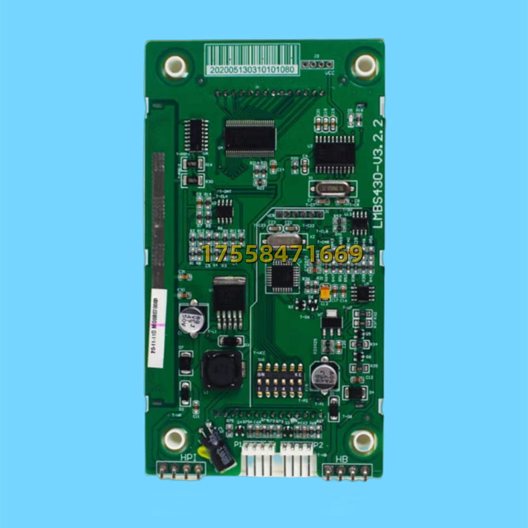 适用西子奥的斯电梯4.3寸外呼显示板LMBS430-V3.2.2.5蓝黑屏白字 - 图0