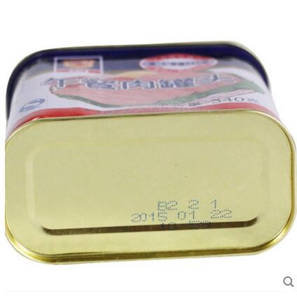 上海梅林午餐肉猪肉罐头340g*3罐肉食熟食 即食涮火锅配菜螺蛳粉 - 图2