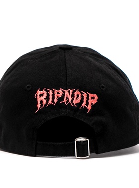 ripndip贱猫刺绣弯檐休闲棒球帽