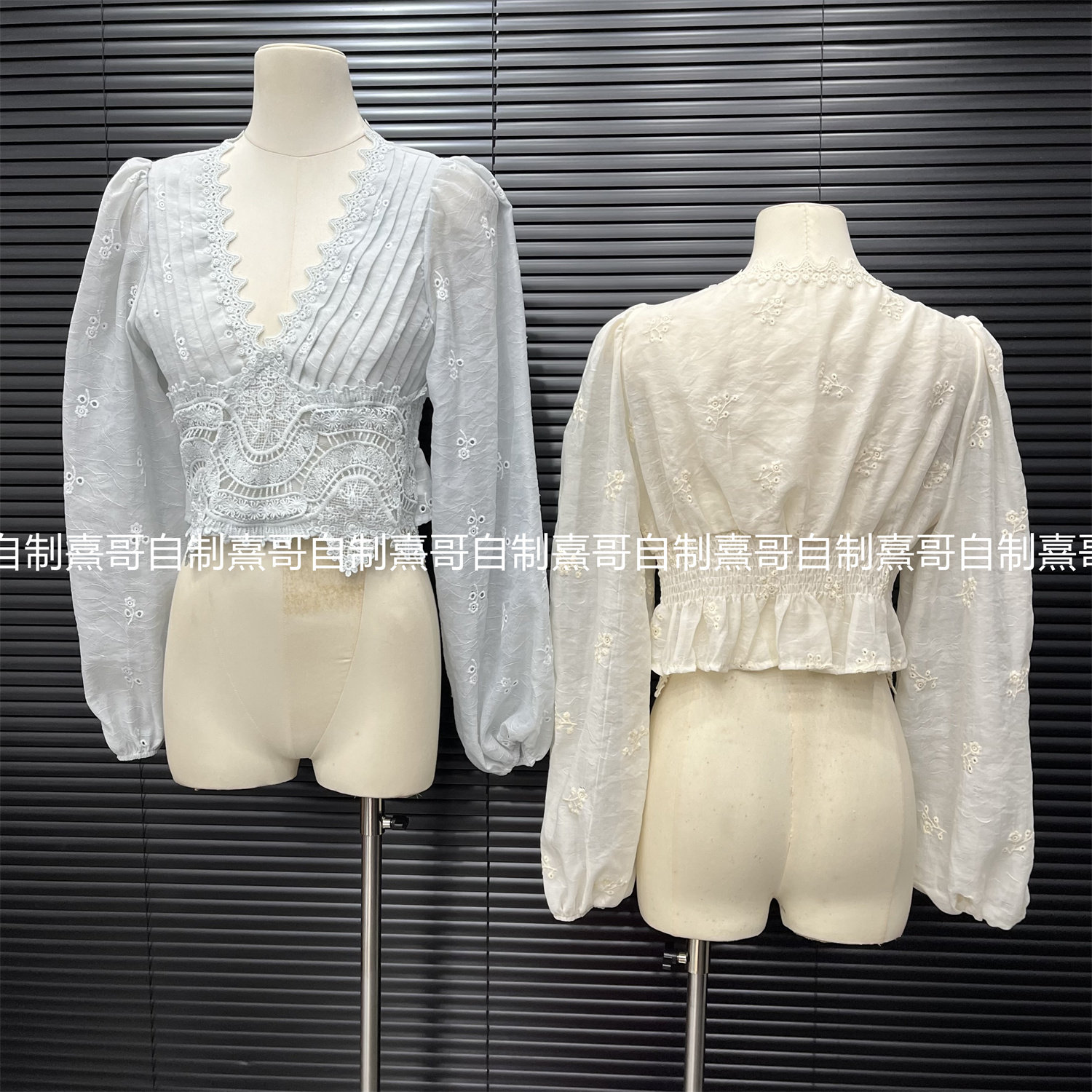 法式复古气质高级感蕾丝拼接长袖衬衫设计感小众宽松显瘦百搭上衣