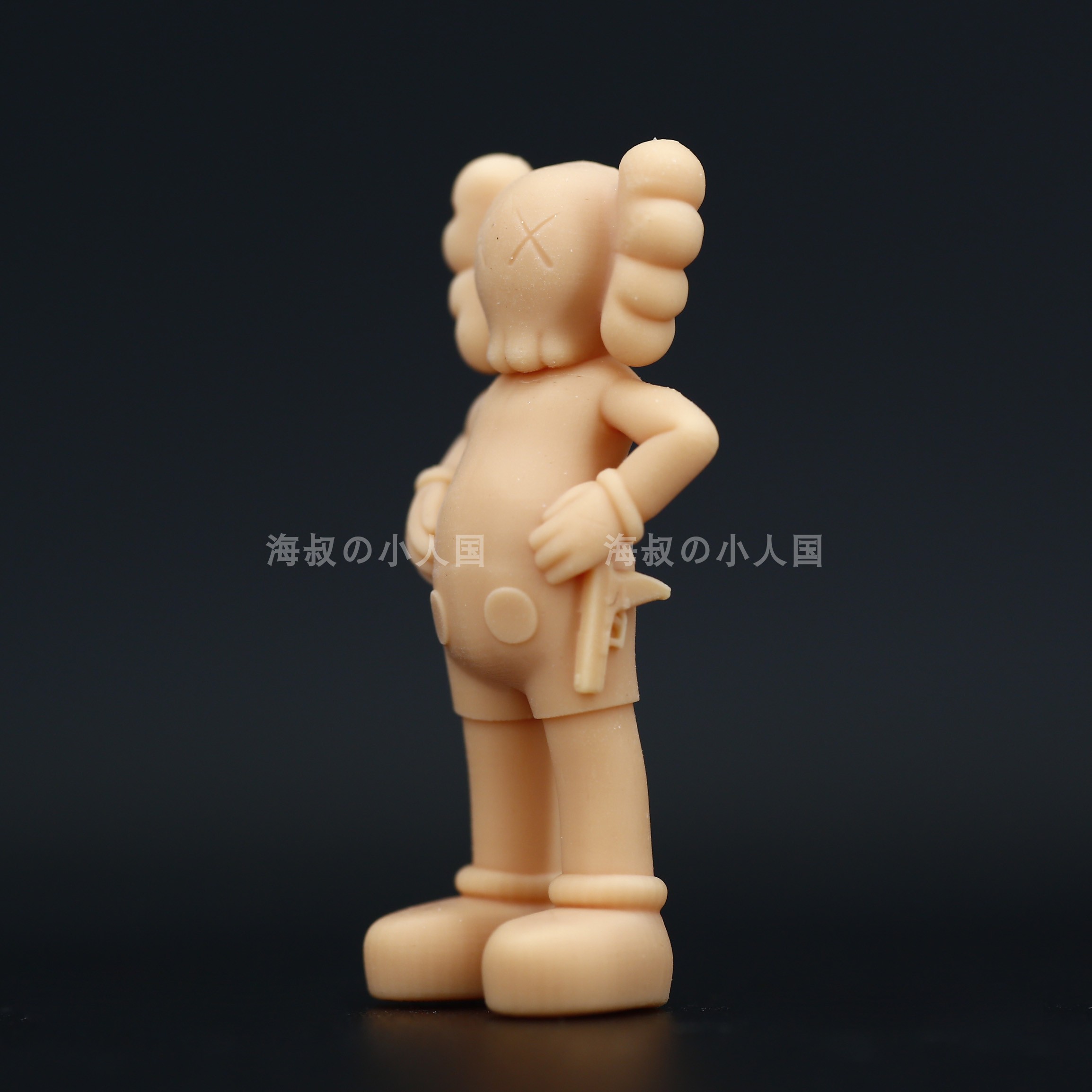 L273暴力熊 kaws 潮玩1:87帕丁顿熊1:64微缩模型摆件手办小人 - 图2