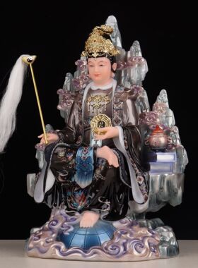 地母娘娘神像大地之母元君厚土娘娘天公地母家用汉白玉供奉摆件
