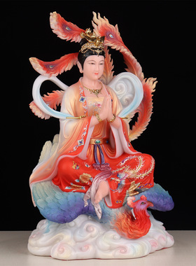 九天玄女神像汉白玉九天娘娘玄母天尊像体女神供奉家用保平安摆件