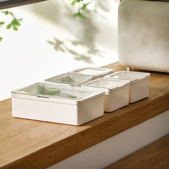 Storage box plastic household dustproof drawer separating debris