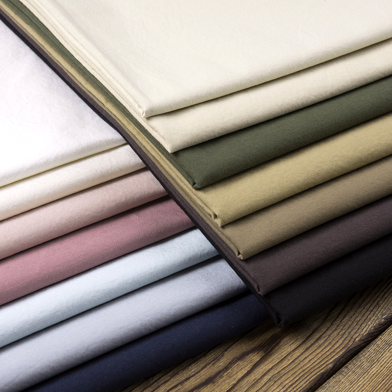 韩国进口水洗30支斜纹棉布料风衣外套秋季服装柔软高密度衣服面料 - 图0