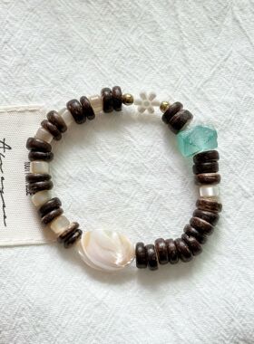 琉璃贝壳小众手链手串珠子