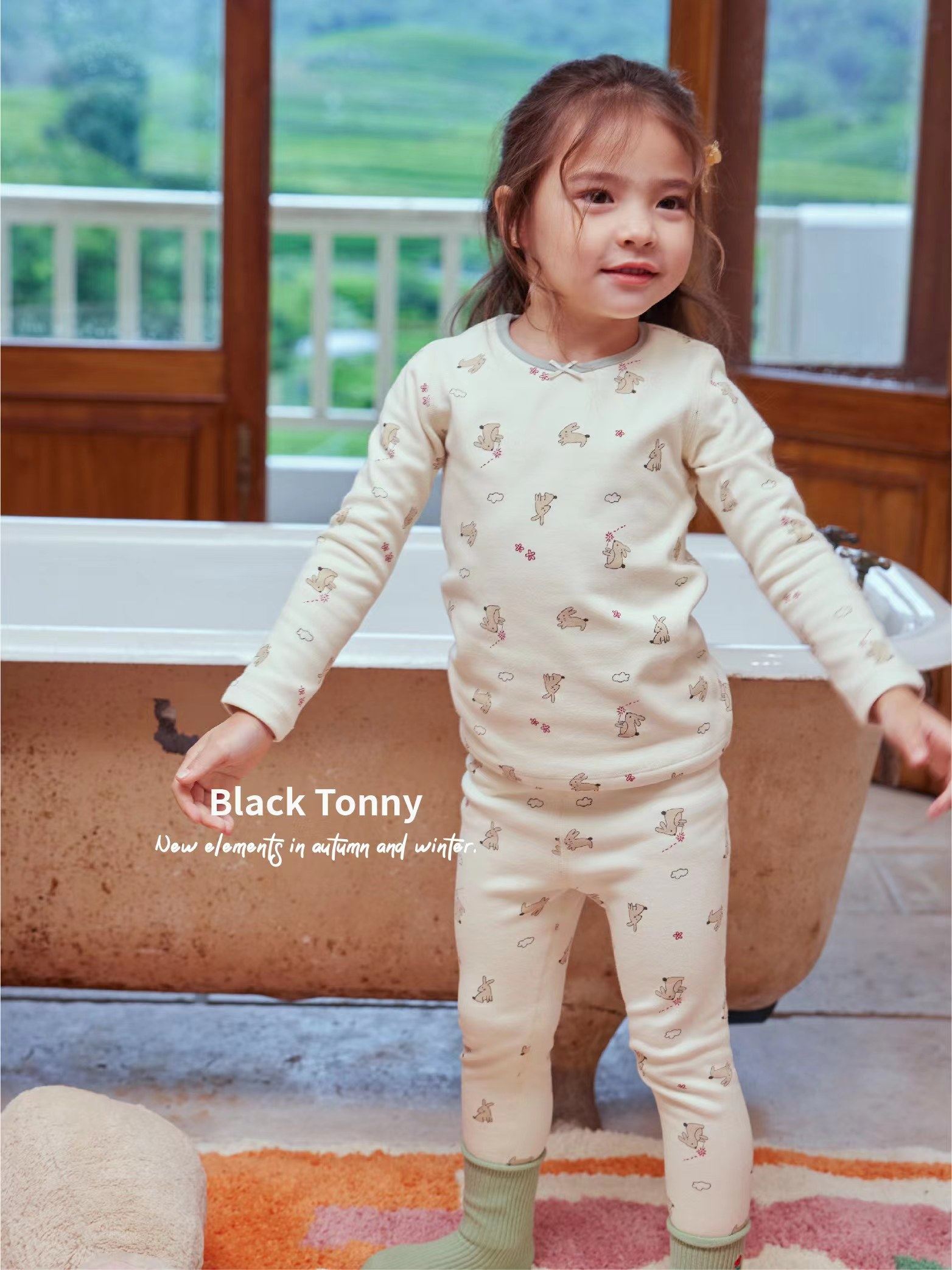 正品小黑托昵冬季男女童保暖内衣打底衫双层加厚热力棉秋衣裤套装,淘宝优惠券,粉丝福利购,淘宝优惠卷