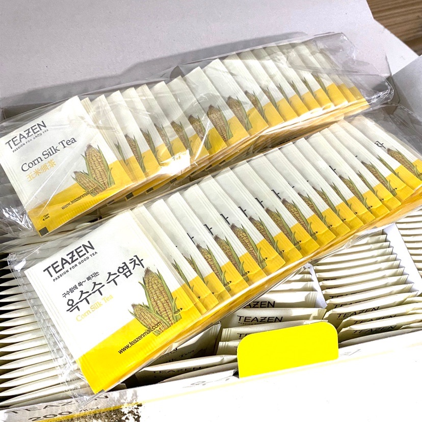 上海COSTCO代购韩国进口TEAZEN玉米须茶1.5g*200茶包袋泡茶冲饮_虎窝淘
