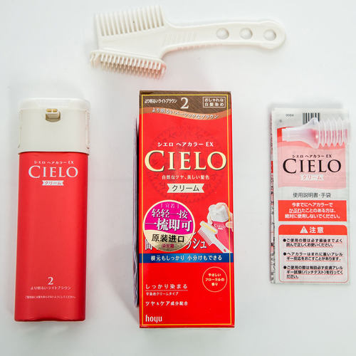日本进口HOYU美源CIELO宣若植物遮盖白发染发膏染发剂黑色 - 图3