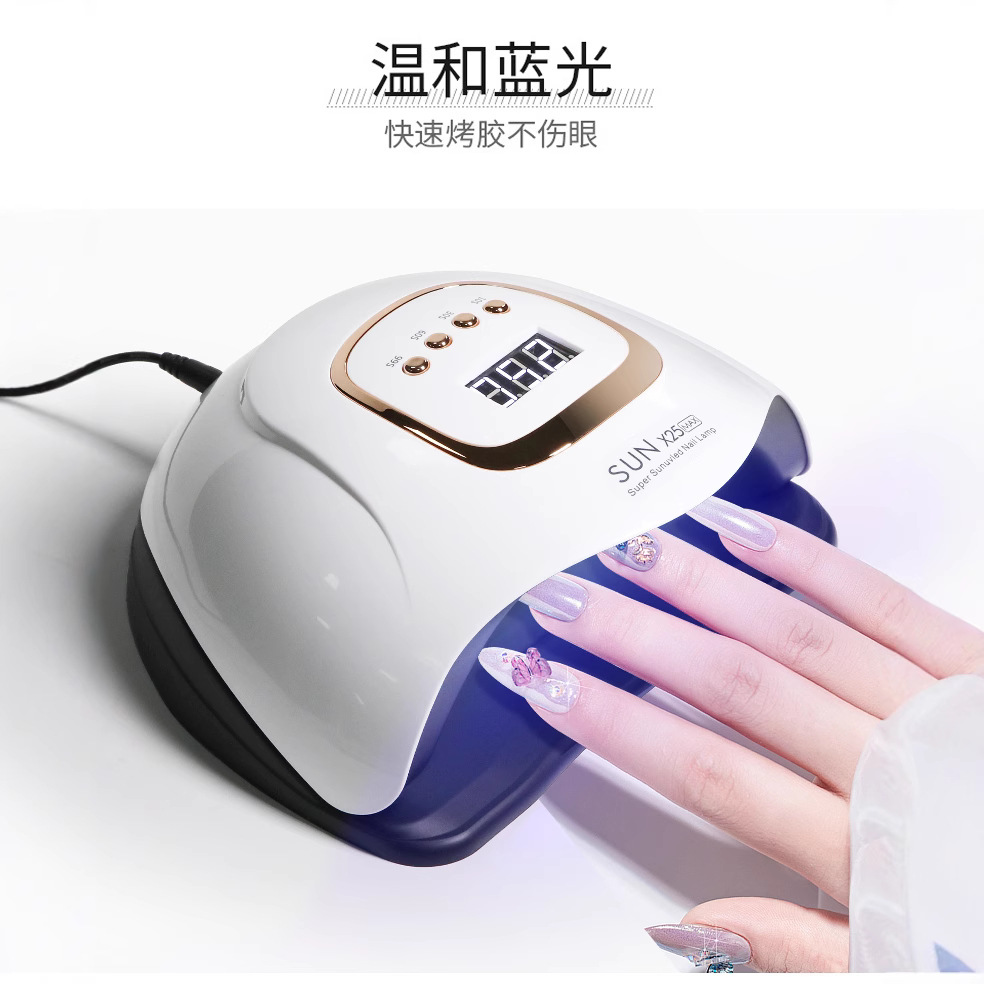 81颗灯珠美甲光疗机 智能感应UV指甲烤灯led大空间烘甲器固化照灯 - 图2