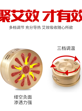 艾灸盒随身灸家用艾灸筒器具盒子罐艾炙柱条官方旗舰店正品熏蒸仪