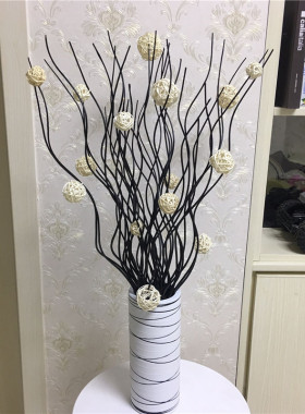 家居摆件书桌仿真花套装玄关树枝