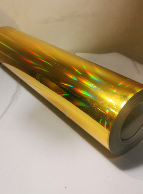 双面镭射金银拉丝镜面装饰家具翻新防水自粘金箔广告刻字即时贴纸