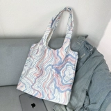 Брендовый милый дизайнерский шоппер, универсальная сумка на одно плечо, в цветочек