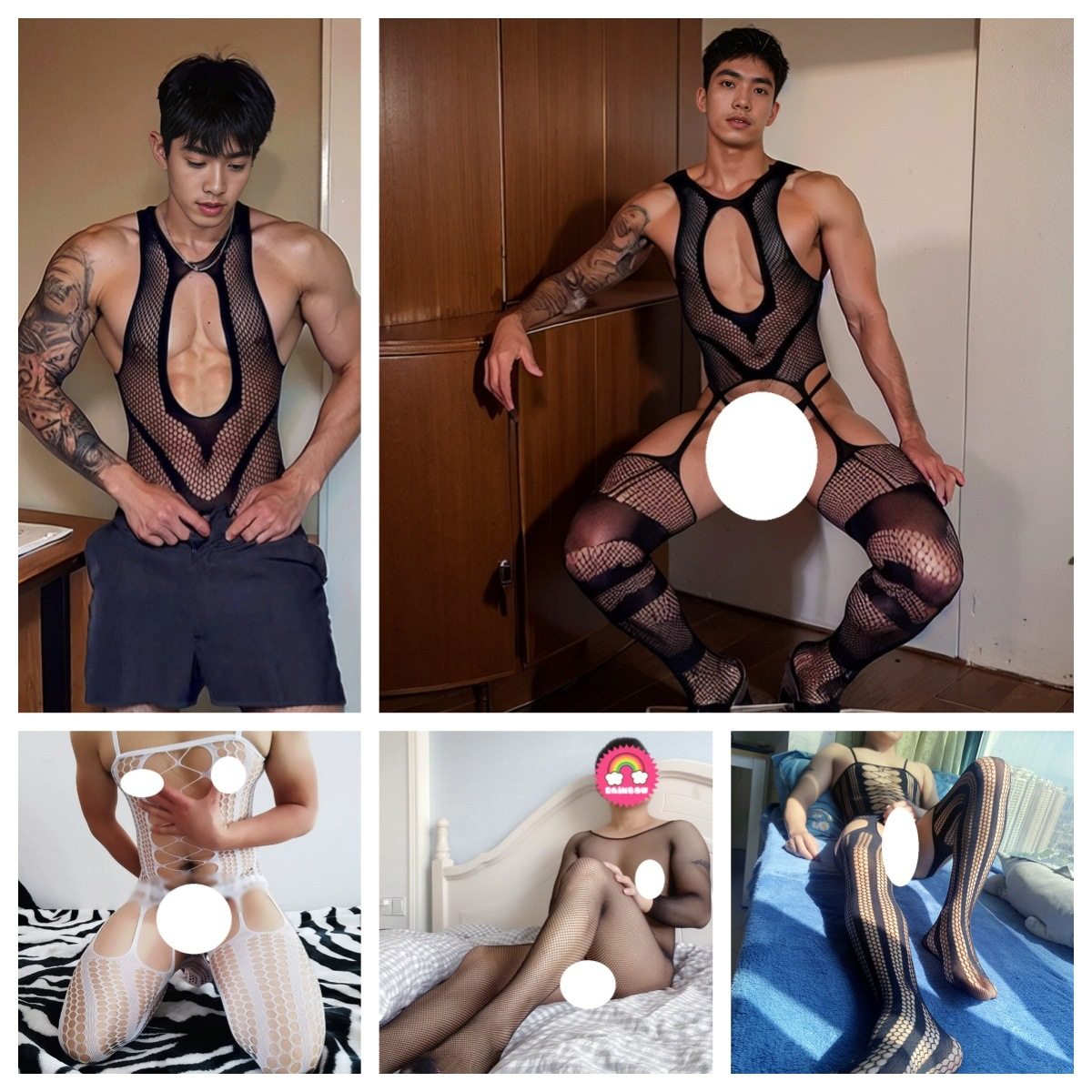 男士内衣开档镂空性感连体衣网衣夜店男模紧身衣连身网袜,淘宝优惠券,粉丝福利购,淘宝优惠卷