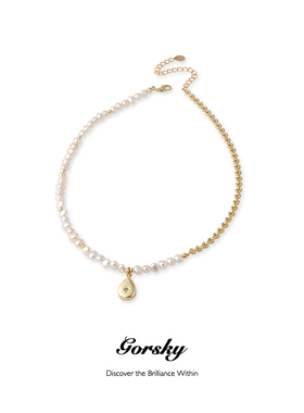 GORSKY年轻人款不规则形珍珠项链