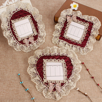 Eurostyle lace embroidery switch patch quilted cloth art switch cover dust cover decorative wall stick-proof socket protective sleeve