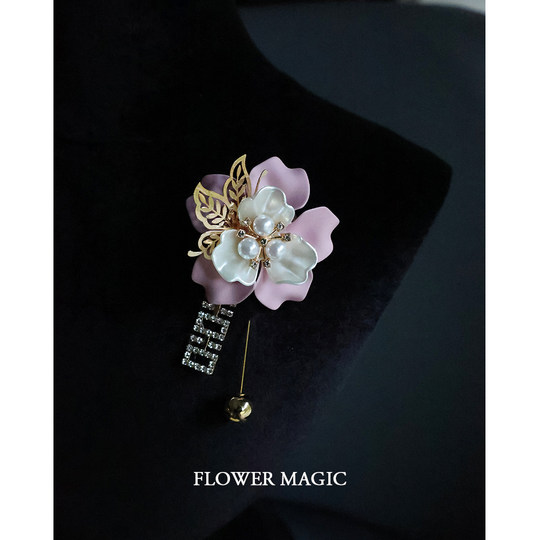 R3中式唯美喜庆红色新郎新娘结婚礼伴郎伴娘婚庆用品胸花襟花全套