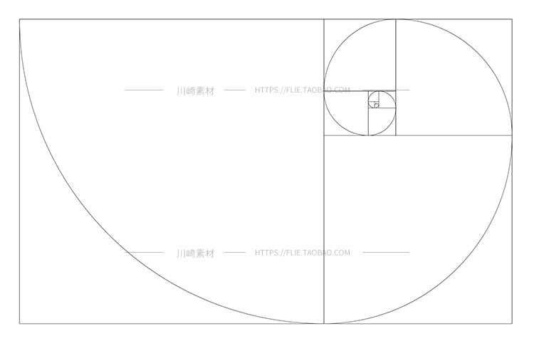 LOGO黄金比例模板规范logo标准设计平面设计备用案例AI矢量素材 - 图1