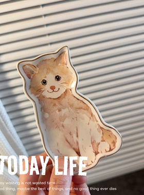 外贸尾单 孤品 可爱小狗子小猫咪系列 犬喵陶瓷碟子 装饰摆件