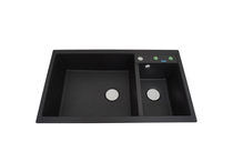 BLANCO (METRA 9 double trough sink pitch color or dark brown Mida-S draw-in-chrome color)