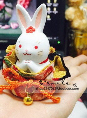 陶土摆件装饰招财兔祈愿兔