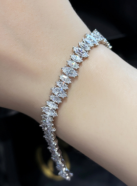 马眼星河超闪满钻钻石手链