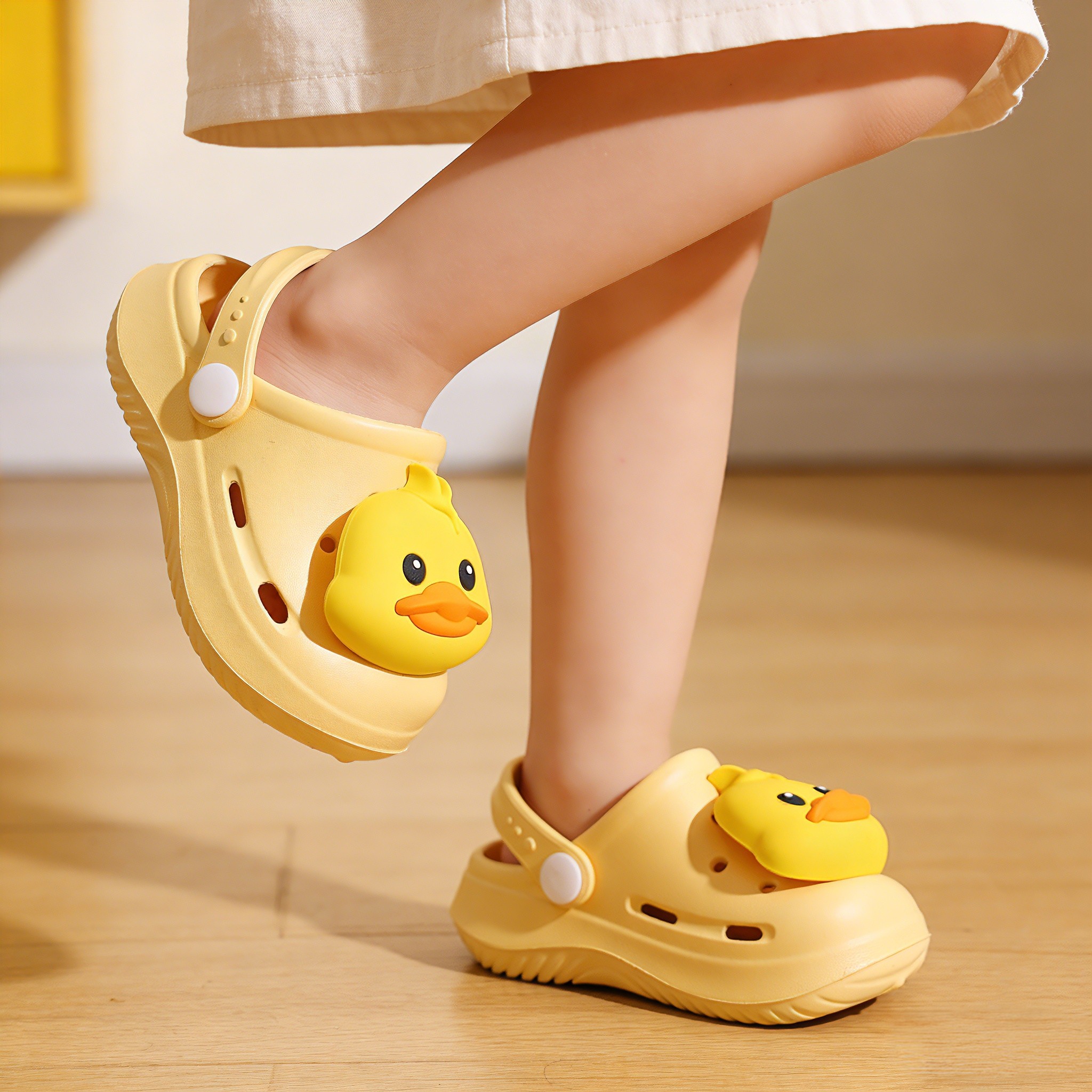 小鸭子儿童拖鞋男童女童女孩防滑夏季室内洗澡卡通亲子居家凉拖,淘宝优惠券,粉丝福利购,淘宝优惠卷