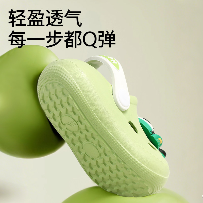 巴布豆宝宝拖鞋男宝洞洞鞋女宝一岁半夏室内防滑儿童2025新款防滑,淘宝优惠券,粉丝福利购,淘宝优惠卷