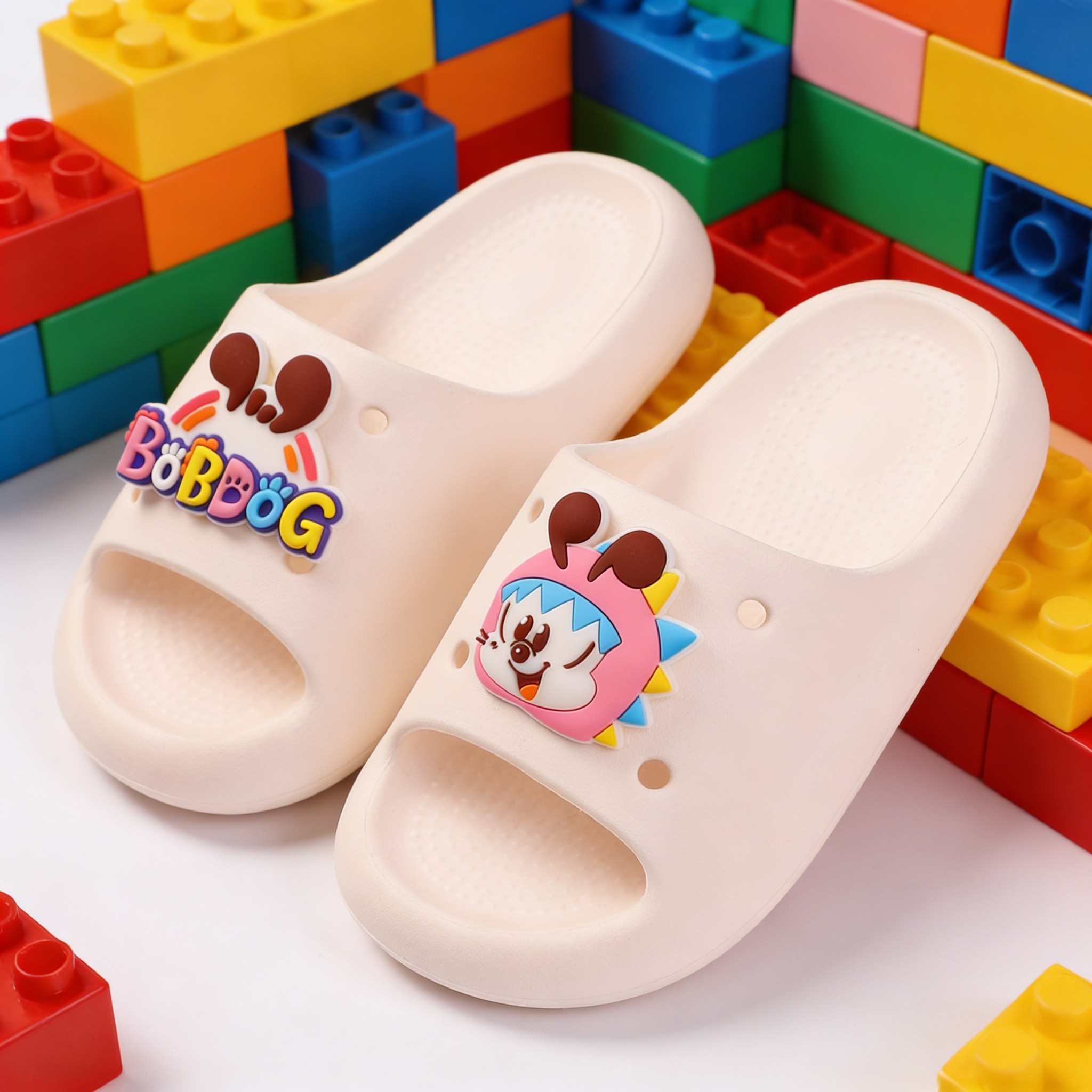 巴布豆儿童拖鞋宝宝防滑卡通夏居家室内eva男童女童小童软底凉拖,淘宝优惠券,粉丝福利购,淘宝优惠卷