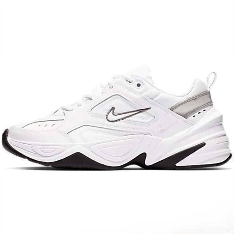 热销 Nike M2K Tekno 跑步鞋 老爹鞋 白橙  女款AO3108-101-001 - 图3