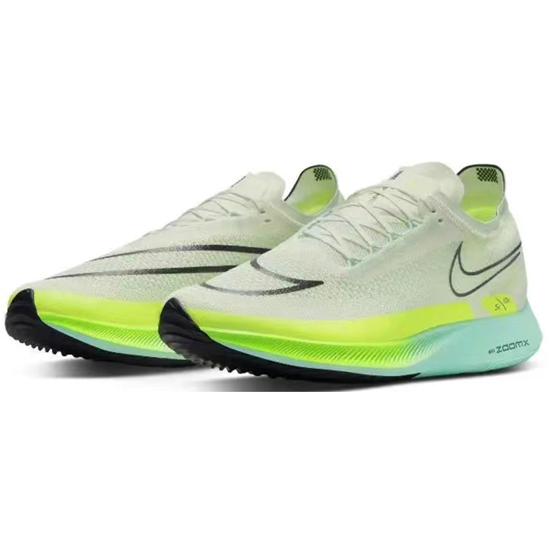 热销Nike ZoomX Streakfly 回弹 低帮 跑步鞋 灰绿色 DX3415-100 - 图0