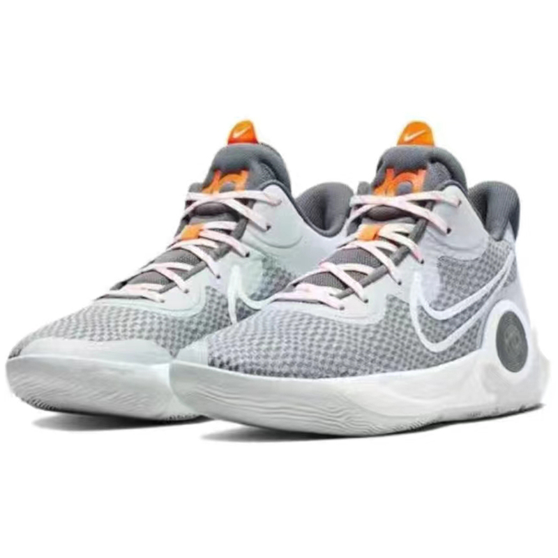 热销Nike  KD Trey 5 IX EP 杜兰特 实战篮球鞋 白灰CW3402-011 - 图1