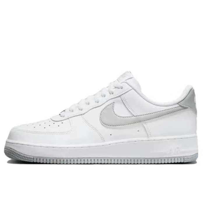 #耐克 Nike Air Force 1 Low AF1 板鞋 白灰 耐磨 FJ4146-100 - 图3