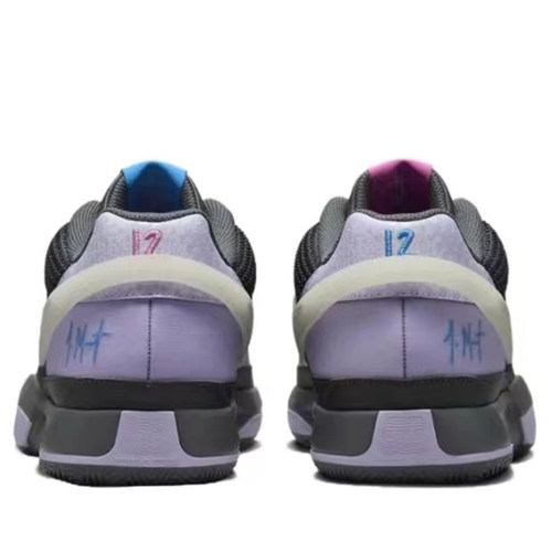 秋 耐克 Nike Ja 1 莫兰特1代 篮球鞋 灰紫蓝橙 FV1288-001 - 图2