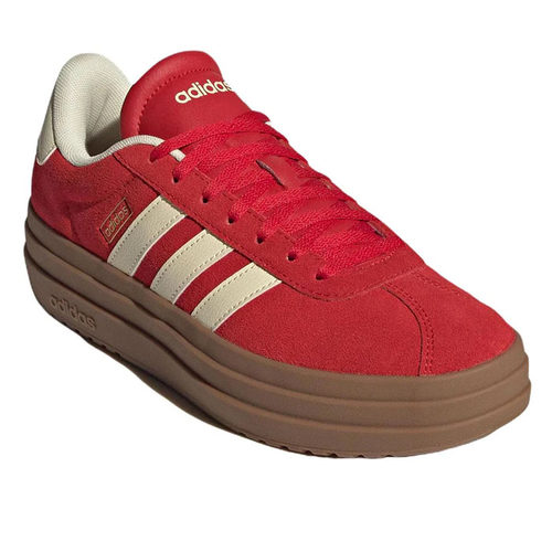 #阿迪达斯 Adidas VL Court Bold 板鞋 女款 红色 KJ6852 IH3083 - 图0