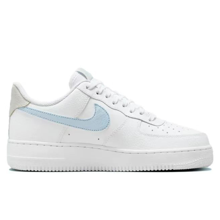 #耐克 Nike Air Force 1 AF1 板鞋 防滑耐磨 白蓝 HF0022-100 - 图0