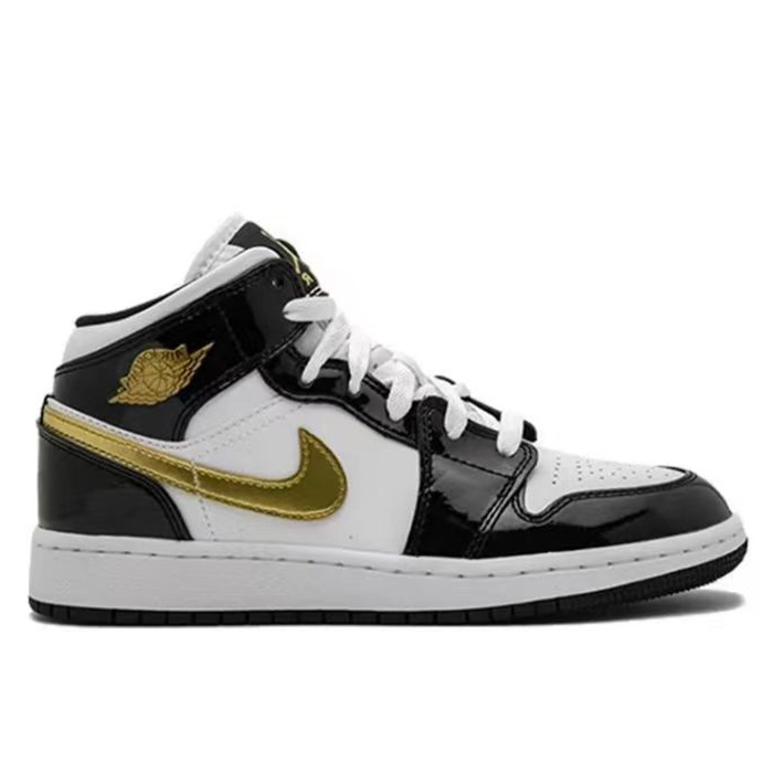 #Jordan Air Jordan 1 AJ1篮球鞋 GS小黑金 BQ6931-007-图0